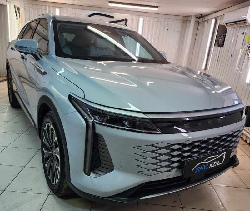 Exeed RX — сделали комплексное бронирование кузова прозрачной полиуретановой плёнкой