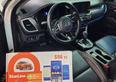 Kia Seltos — установили охранный комплекс StarLine S96 GSM