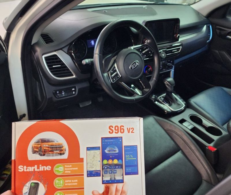 Kia Seltos — установили охранный комплекс StarLine S96 GSM