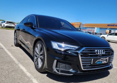 Audi A6 — полировка и бронирование кузова, нанесение керамики, тонировка стекол