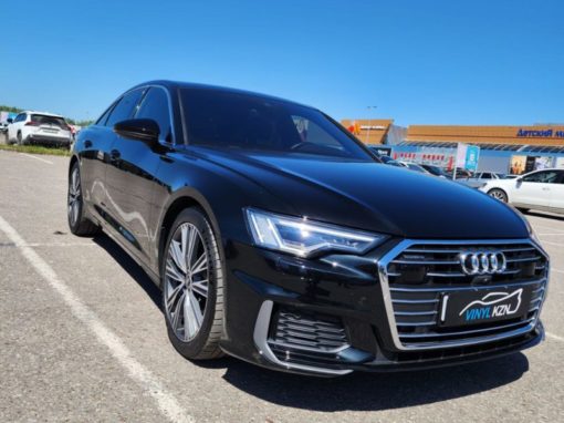Audi A6 — полировка и бронирование кузова, нанесение керамики, тонировка стекол