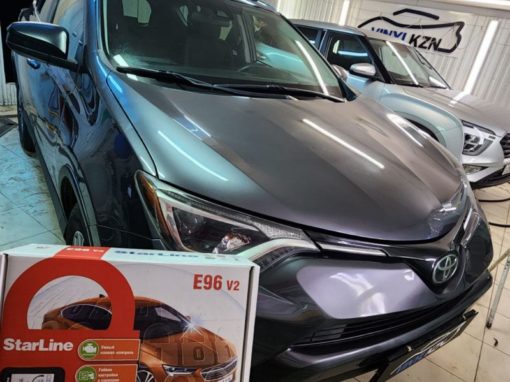 Toyota Rav4 — установили охранный комплекс StarLine E96