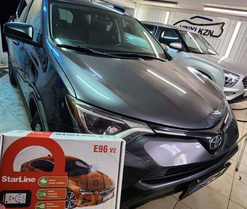 Toyota Rav4 — установили охранный комплекс StarLine E96
