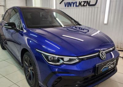 Volkswagen Golf — комплексное бронирование кузова полиуретановой плёнкой и тонировка стекол атермальной пленкой