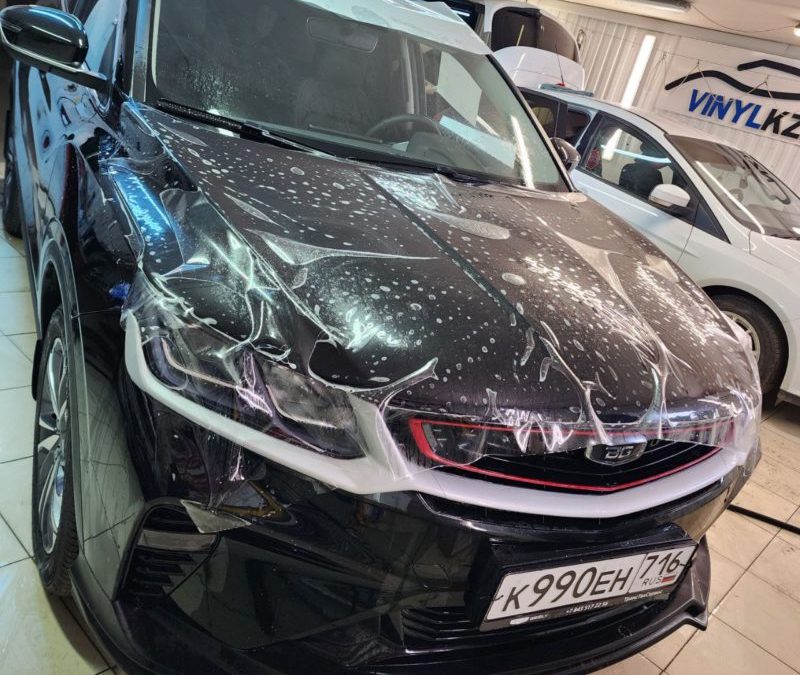 Belgee X50 — забронировали прозрачной полиуретановой плёнкой капот и часть крыши