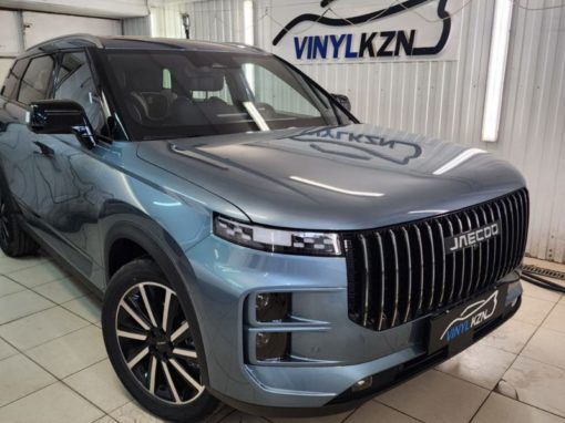 JAECOO J7 — комплексное бронирование кузова, установили защитную сетку