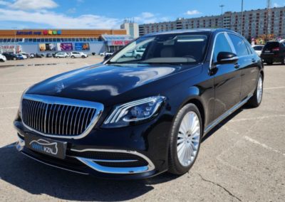 Mercedes Benz S-class Maybach — сделана полировка всего кузова автомобиля с нанесением керамики в два слоя