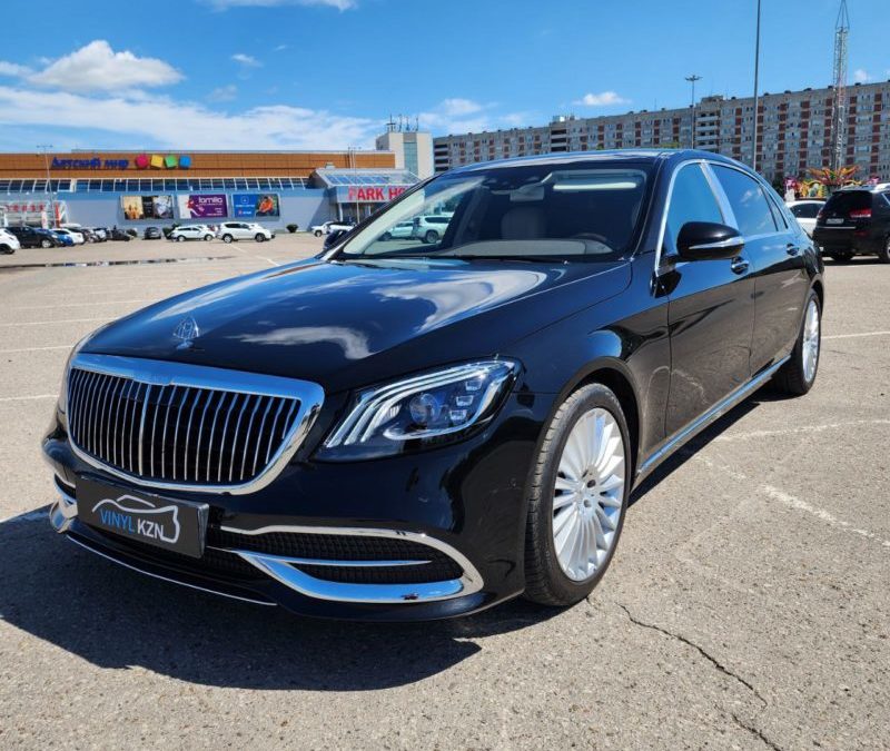 Mercedes Benz S-class Maybach — сделана полировка всего кузова автомобиля с нанесением керамики в два слоя