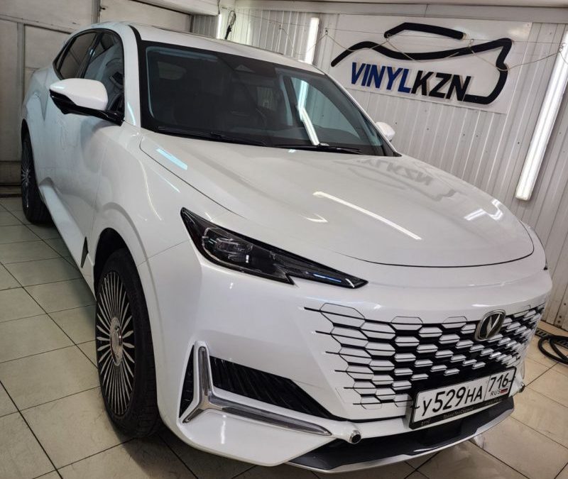 Changan UNI-K — бронирование полиуретановой плёнкой передних фар, крыши и панорамы