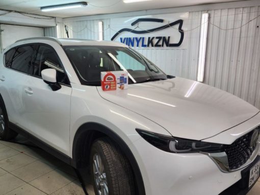 Mazda CX5 — установили охранный комплекс с управлением с телефона StarLine S96 GS, затонировали стекла