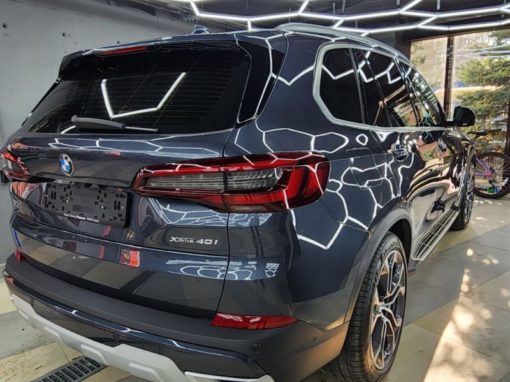 BMW X5 G05  — полировка и бронирование кузова, нанесение керамики, тонировка