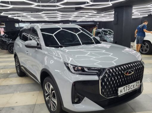 Chery Tiggo 7L — бронирование кузова пленкой и тонировка стекол