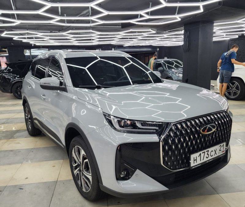 Chery Tiggo 7L — бронирование кузова пленкой и тонировка стекол