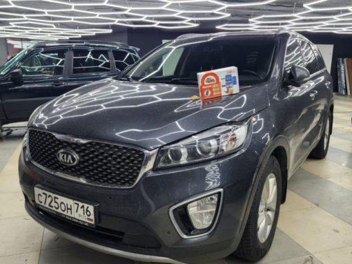 Kia Sorento — установили охранный комплекс с автозапуском и управлением с телефона StarLine S96 GSM V2