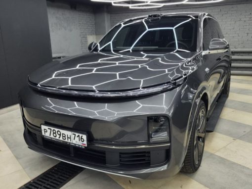 Lixiang L9 — бронирование всего кузова полиуретановой пленкой, бронирование панорамы, лобового стекла и мониторов