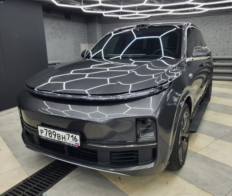 Lixiang L9 — бронирование всего кузова полиуретановой пленкой, бронирование панорамы, лобового стекла и мониторов