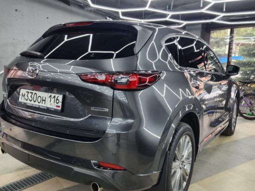 Mazda CX5 — полировка и бронирование кузова, нанесение керамики