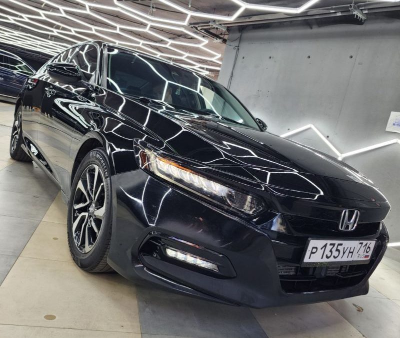 Honda Accord — полировка кузова и нанесение керамики