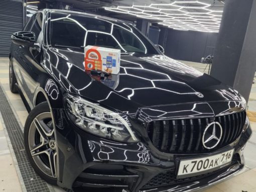 Установили охранный комплекс StarLine S96 GSM на Mercedes Benz C-class