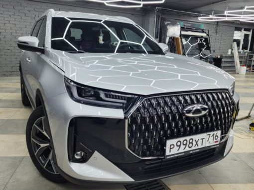 Chery Tiggo 7 — забронировали полиуретановой плёнкой кузов автомобиля