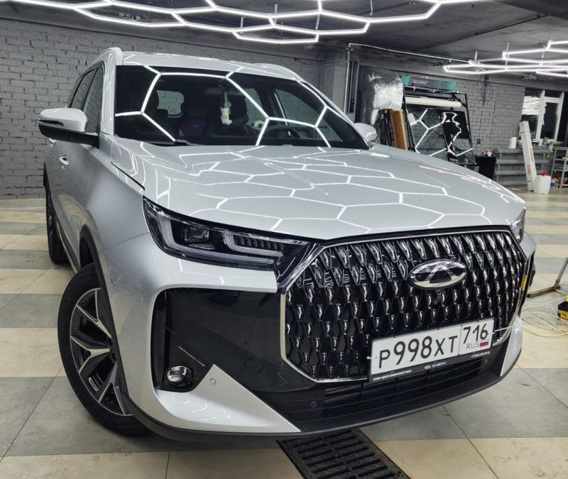 Chery Tiggo 7 — забронировали полиуретановой плёнкой кузов автомобиля