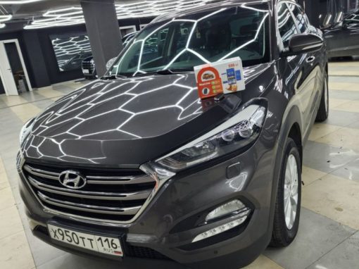 Установили охранный комплекс StarLine S96 GSM на Hyundai Tucson
