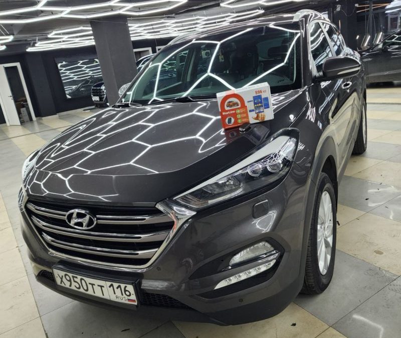 Установили охранный комплекс StarLine S96 GSM на Hyundai Tucson