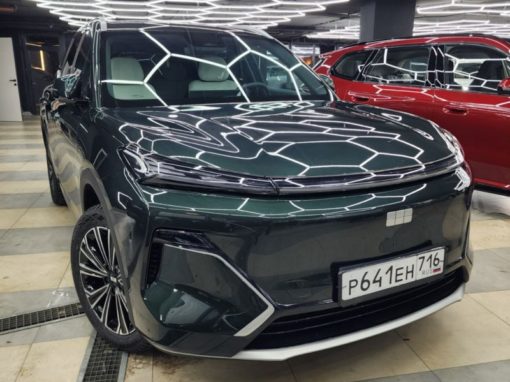 Geely Galaxy Starship — бронирование кузова, тонировка стекол, установка защитной сетки