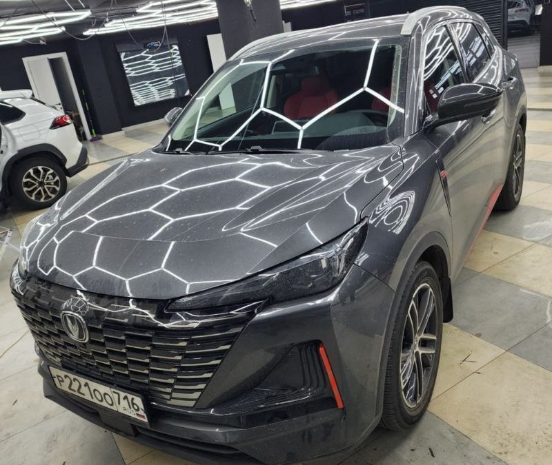 Changan UNI-S — установили комплект омывателей на переднюю и заднюю камеру