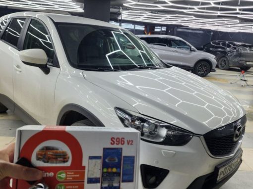 Установили охранный комплекс StarLine S96 GSM на Mazda CX 5