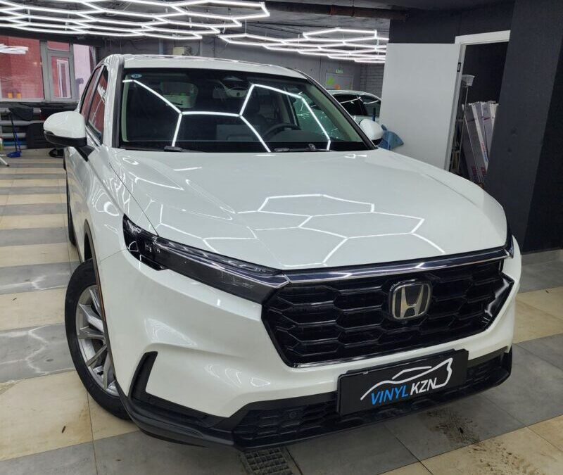 Honda CR-V — забронировали 4 двери прозрачной полиуретановой плёнкой