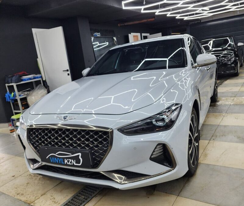 Genesis G70 — комплексное бронирование кузова полиуретановой пленкой