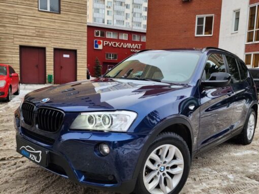 BMW X3 F25 — ремонт вмятин без покраски, химчистка салона, полировка кузова и бронирование