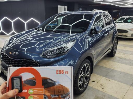 Установили охранный комплекс StarLine E96 eco на Kia Sportage