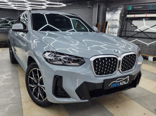 BMW X4 — бронирование кузова, бронирование мониторов, тонировка стекол, покраска насадок выхлопных труб
