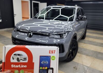 VW Tharu — установили охранный комплекс с автозапуском StarLine E97