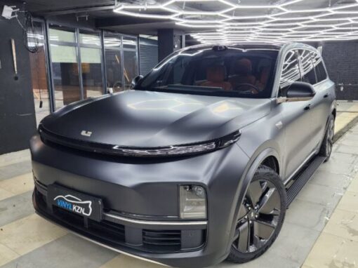 Lixiang L9 — бронирование матовой полиуретановой плёнкой, тонировка стекол, бронирование фар