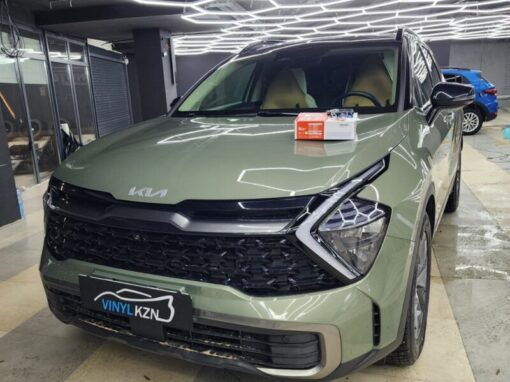 Kia Sportage — бронирование полиуретановой пленкой кузова, тонировка и установка StarLine S96 GSM