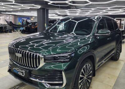 Geely Monjaro — комплексное бронирование кузова, установка защитной сетки