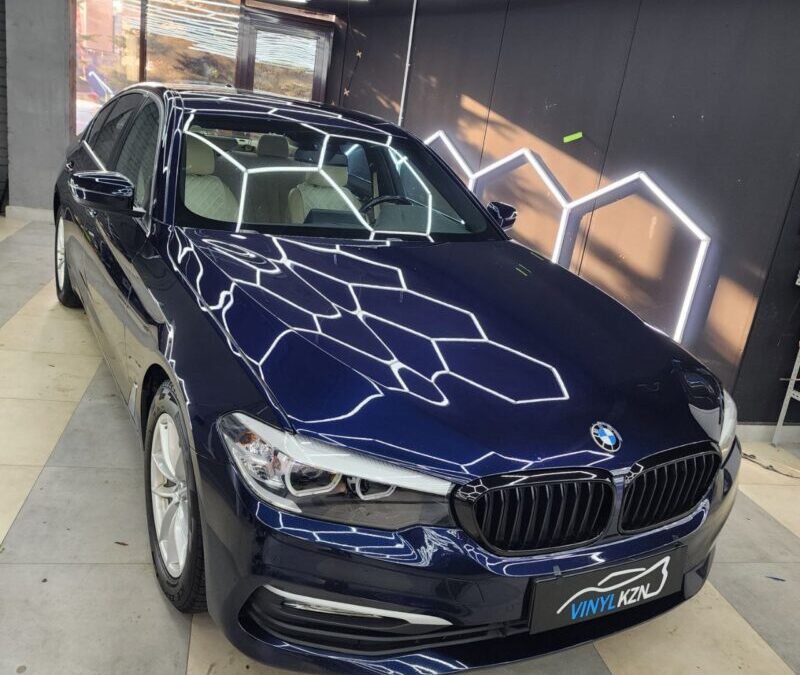 BMW 5 серии G30 — чистка и полировка кузова, покрытие керамикой