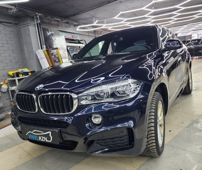 Комплексное бронирование кузова BMW X6 полиуретановой пленкой