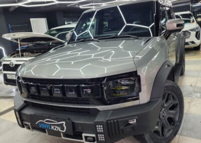 Jetour T2 — комплексное бронирование кузова и лобового стекла
