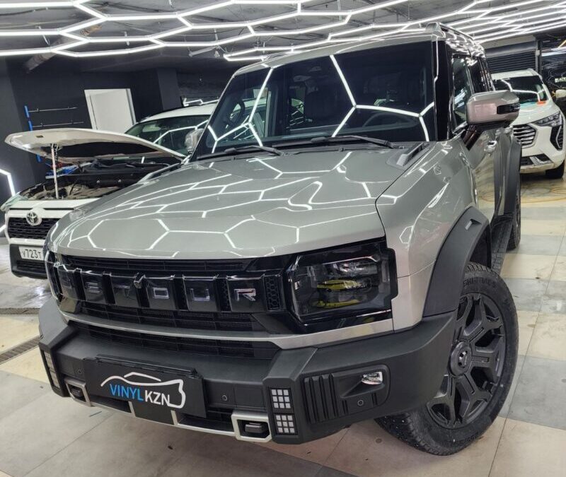 Jetour T2 — комплексное бронирование кузова и лобового стекла