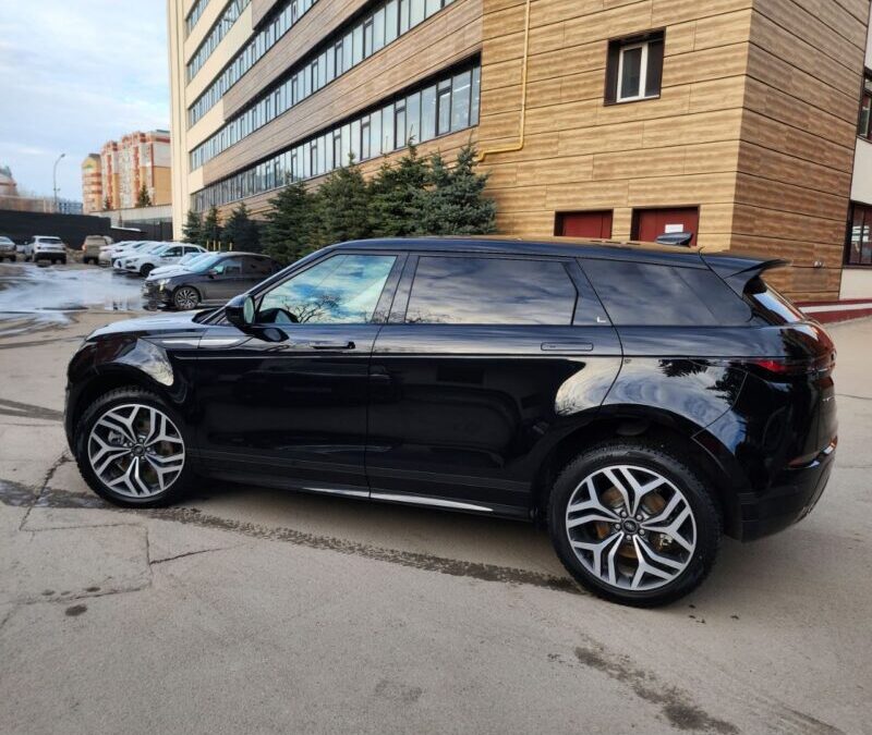 Range Rover Evoque — полировка кузова и нанесение керамики
