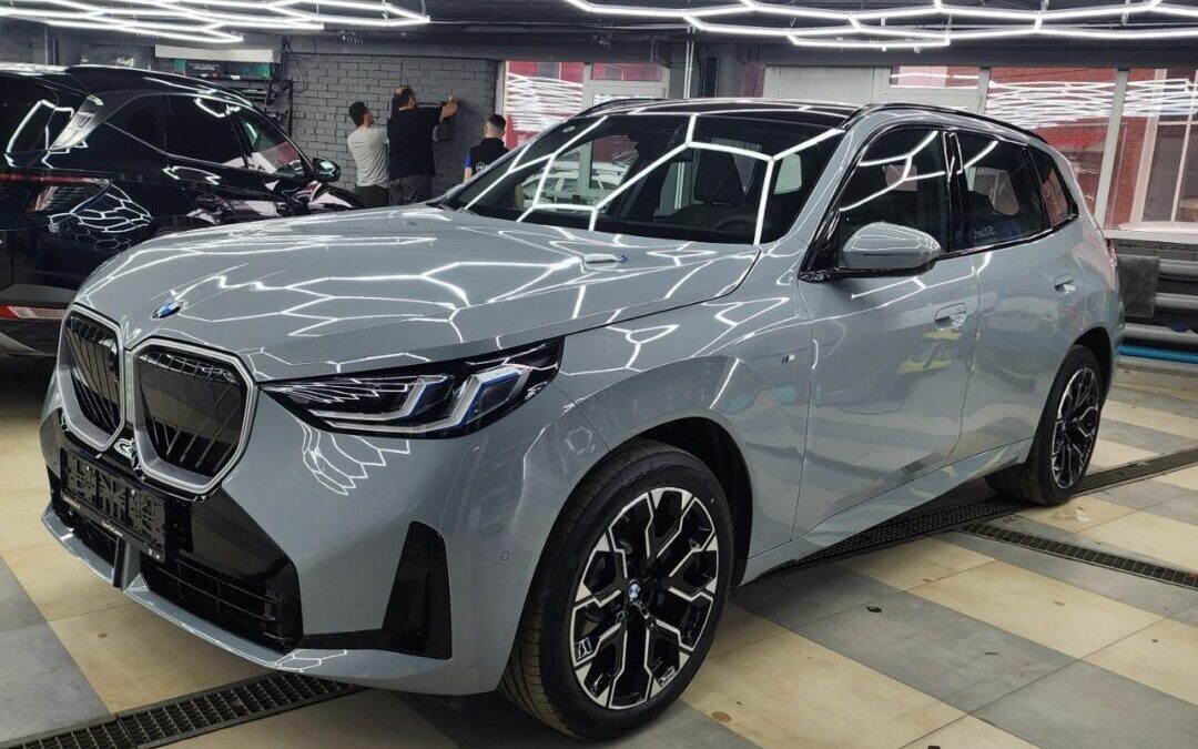 BMW X3 G48 — полировка кузова и нанесение керамики, бронирование элементов кузова