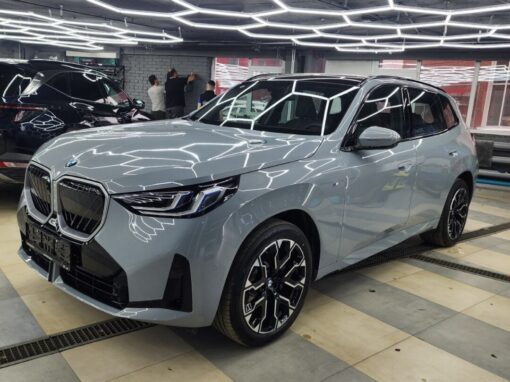 BMW X3 G48 — полировка кузова и нанесение керамики, бронирование элементов кузова