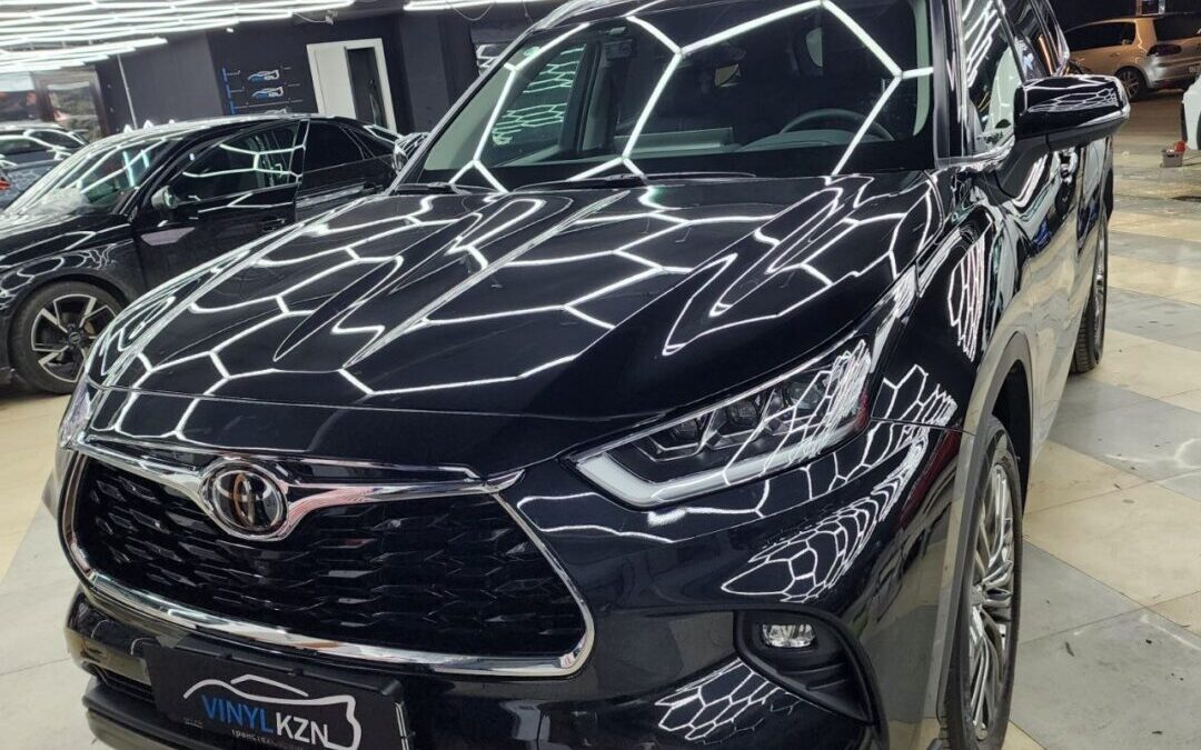 Toyota Highlander — бронирование кузова, шумоизоляция дверей, установка защитной сетки