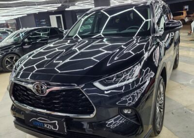 Toyota Highlander — бронирование кузова, шумоизоляция дверей, установка защитной сетки