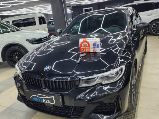 BMW 3 G20 — установка StarLine S96 GSM Eco и тонировка стекол