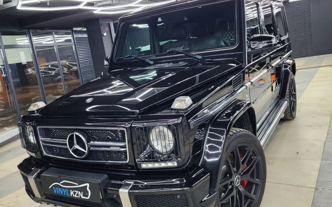 Mercedes‑Benz G‑Class — полировка кузова, нанесение керамики, перешив руля